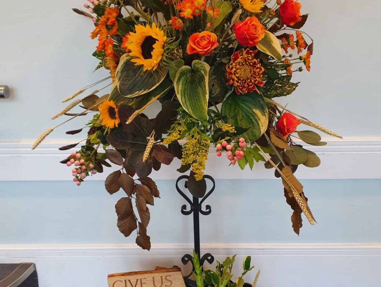 All saints harvest flowers 2022 2