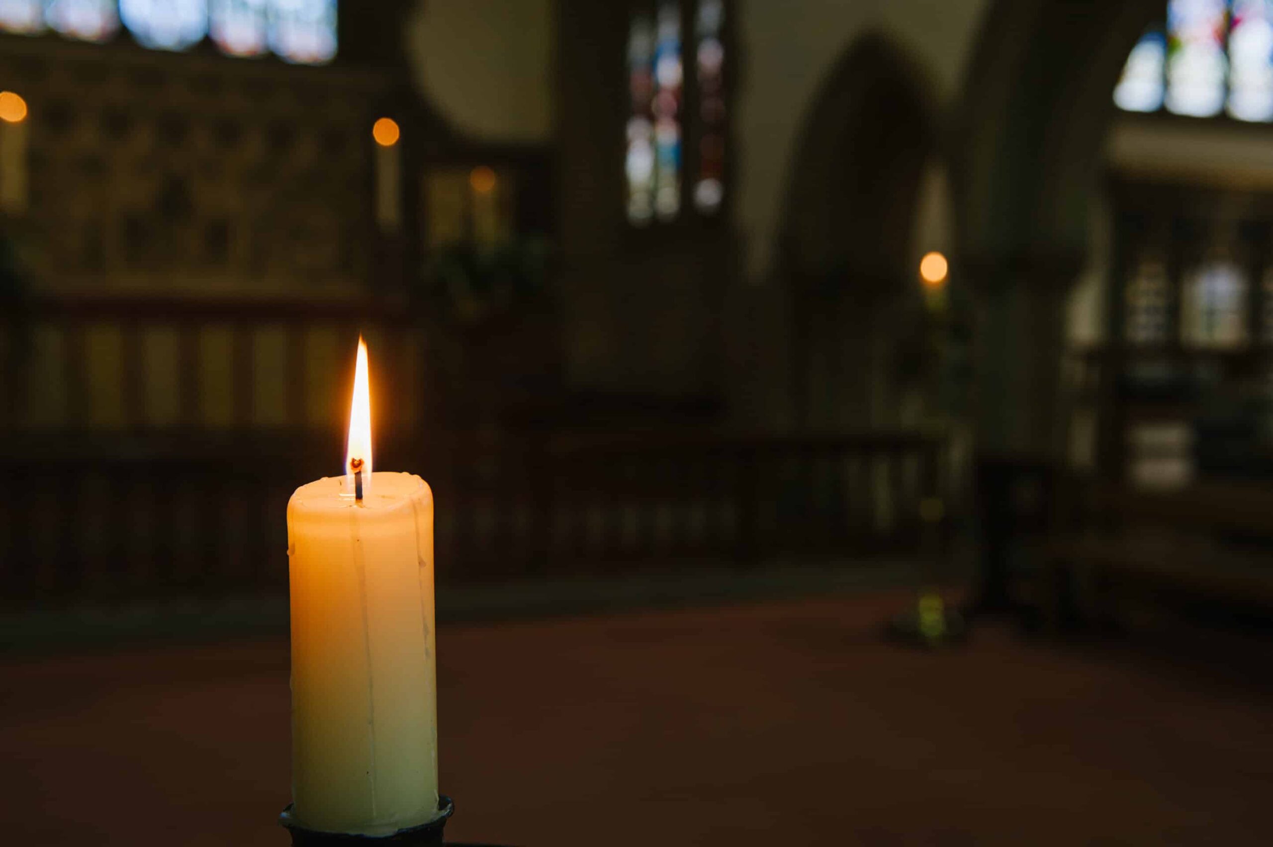 Candle lit